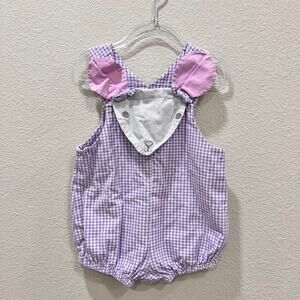 Little Goodall Purple Checked Lamb Bubble (2Y)